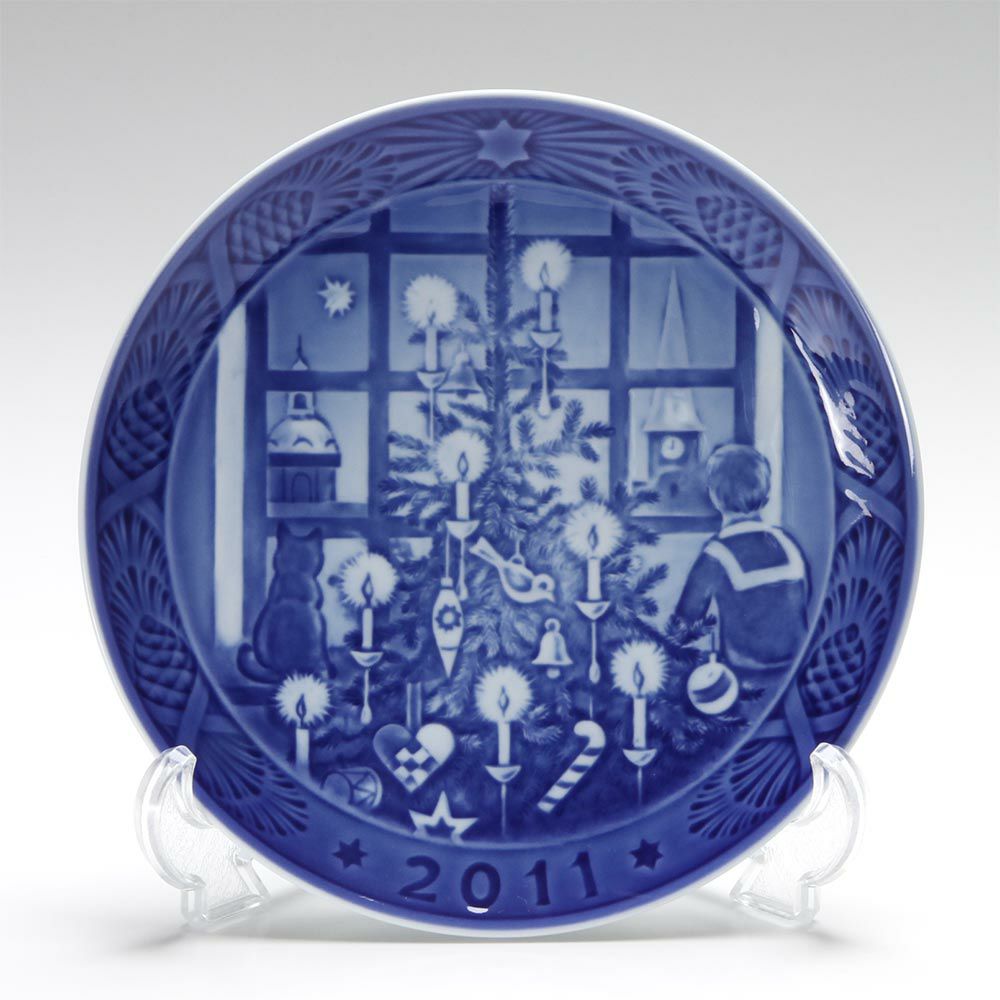 ロイヤルコペンハーゲン（Royal Copenhagen） イヤープレート 2011年／平成23年 「Waiting for Santa Claus」