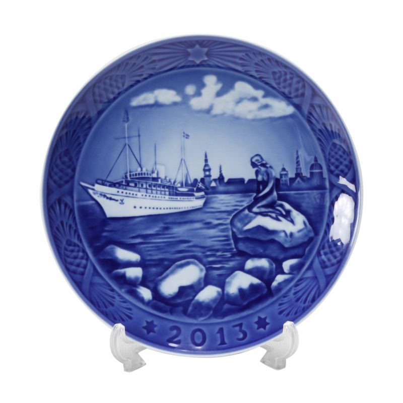ロイヤルコペンハーゲン（Royal Copenhagen） イヤープレート 2013年／平成25年 「Copenhagen Harbour（コペンハーゲン港）」