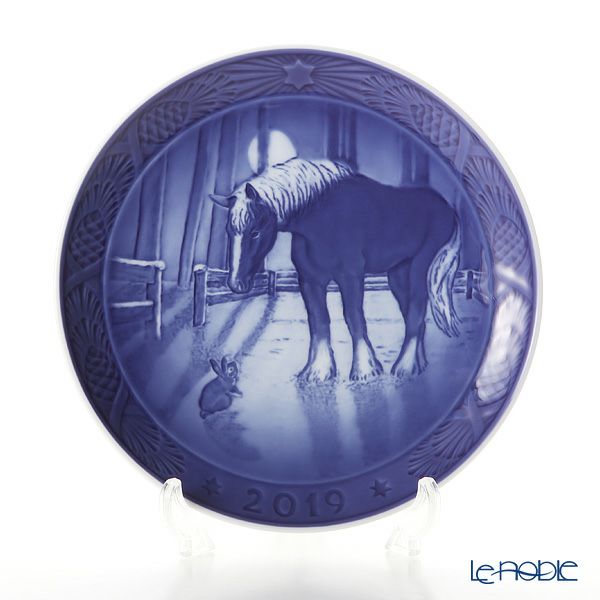 ロイヤルコペンハーゲン（Royal Copenhagen） イヤープレート 2019年／平成31年 「Meeting in the Paddock」