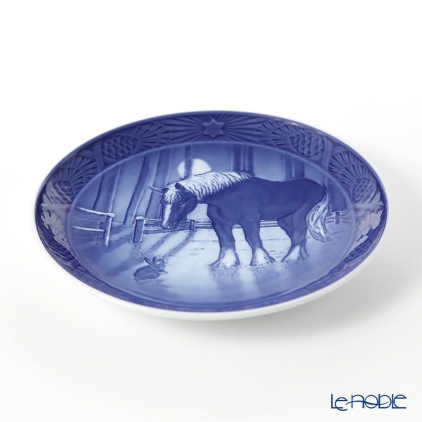 ロイヤルコペンハーゲン（Royal Copenhagen） イヤープレート 2019年／平成31年 「Meeting in the Paddock」