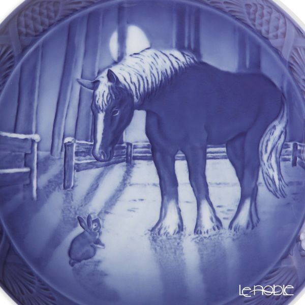 ロイヤルコペンハーゲン（Royal Copenhagen） イヤープレート 2019年／平成31年 「Meeting in the Paddock」