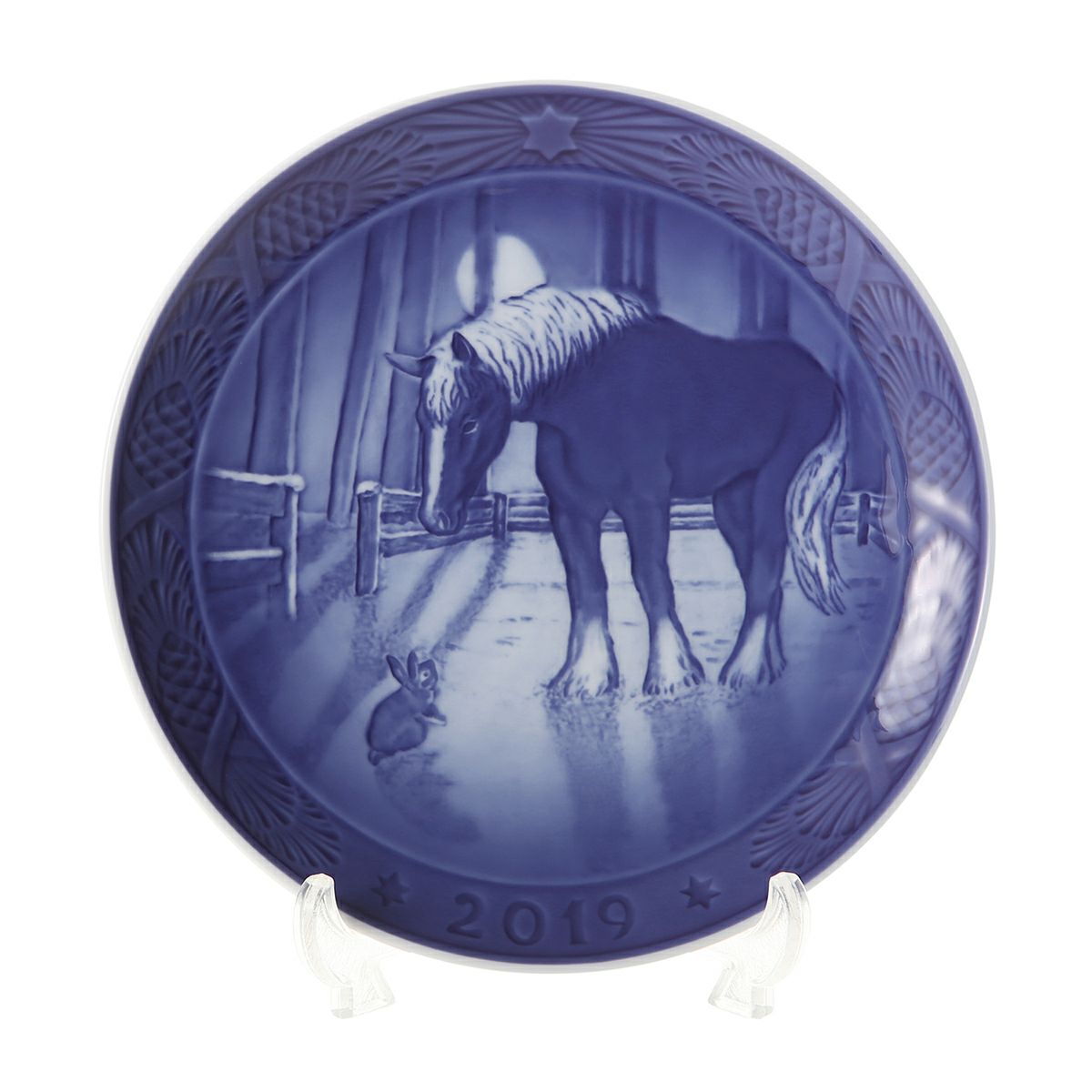 ロイヤルコペンハーゲン（Royal Copenhagen） イヤープレート 2019年／平成31年 「Meeting in the Paddock」