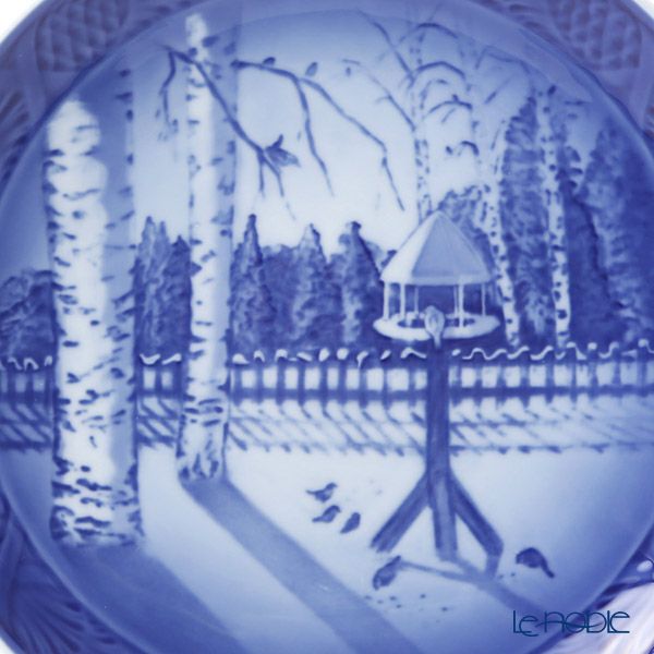 ロイヤルコペンハーゲン（Royal Copenhagen） イヤープレート 2021年／令和3年 「WINTER IN THE GARDEN」 1901121／1057622