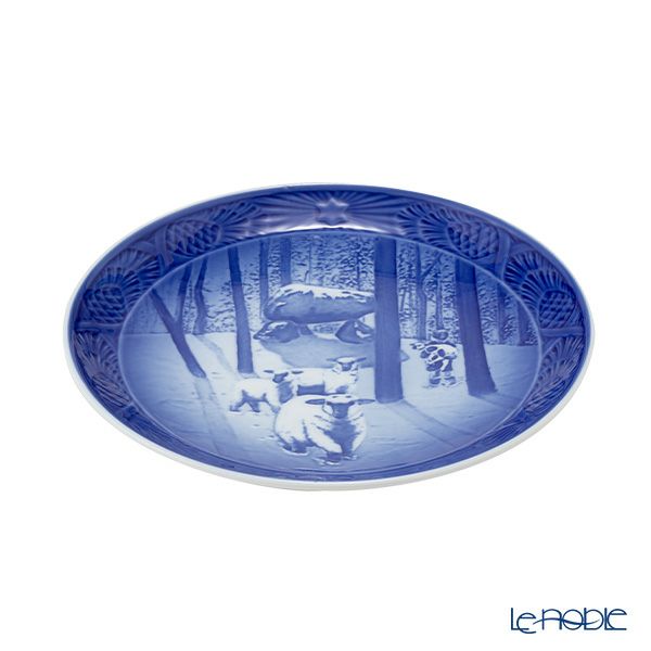 ロイヤルコペンハーゲン（Royal Copenhagen） イヤープレート 18cm 2023年／令和5年 「CHRISTMAS TIME IN THE FOREST」