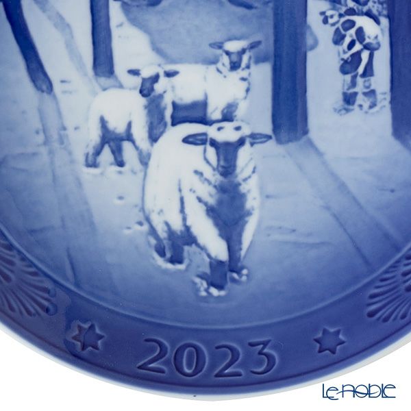 ロイヤルコペンハーゲン（Royal Copenhagen） イヤープレート 18cm 2023年／令和5年 「CHRISTMAS TIME IN THE FOREST」