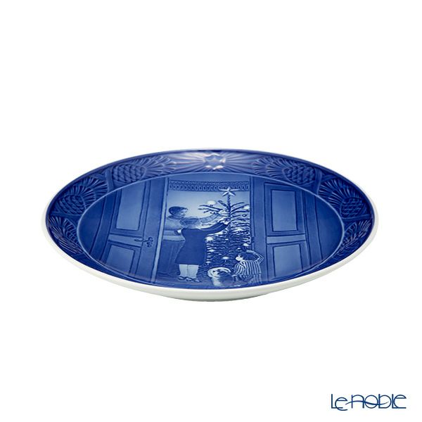 ロイヤルコペンハーゲン（Royal Copenhagen） イヤープレート 18cm 2024年／令和6年 「CHRISTMAS ANTICIPATION 楽しみなクリスマス」