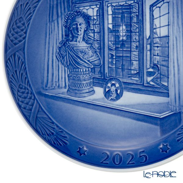 ロイヤルコペンハーゲン（Royal Copenhagen） イヤープレート 18cm 2025年／令和7年 QUEEN JULIANE MARIE ジュリアン マリー皇太后