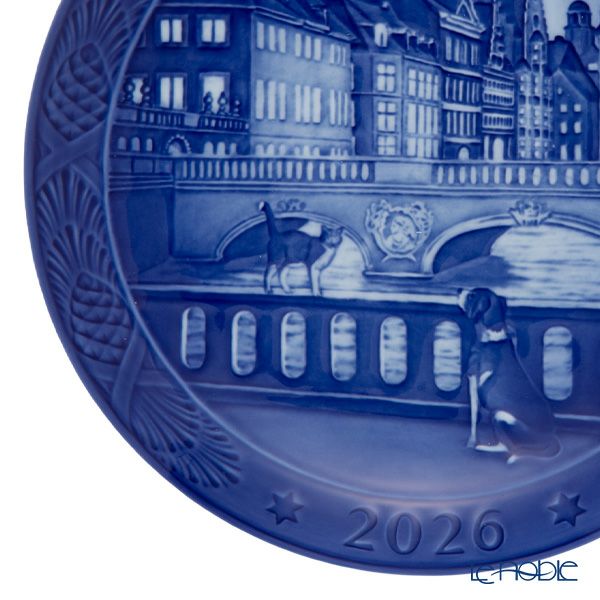 ロイヤルコペンハーゲン（Royal Copenhagen） イヤープレート 18cm 2026年／令和8年 イヤープレート The Marble Bridge マーブルブリッジ