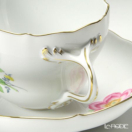 マイセン（Meissen） ビンテージフラワー2 04c003／00582 コーヒーカップ＆ソーサー 200ml 野バラ