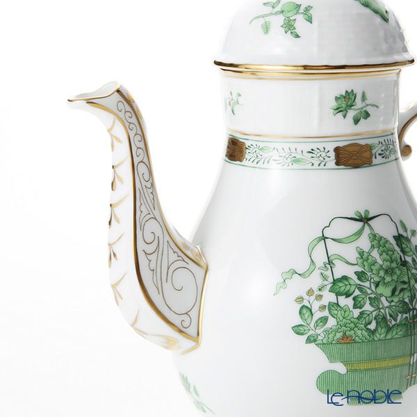 ヘレンド 清の花籠 CN 00614-0-09 モカポット（ローズ） 600ml