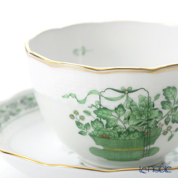 ヘレンド 清の花籠 CN 00701-0-00 モーニングカップ＆ソーサー 250ml