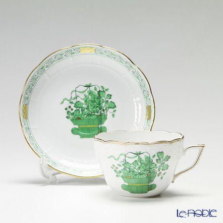 ヘレンド 清の花籠 CN 00730-0-00 ティーカップ＆ソーサー（兼用） 200ml