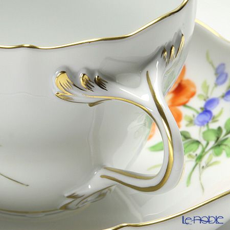 マイセン（Meissen） ベーシックフラワー（二つ花） 040110／00582／20 コーヒーカップ＆ソーサー 200ml Motiv No.20 ラナンキュラス