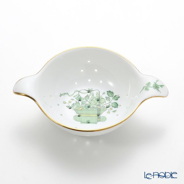 ヘレンド 清の花籠 CN 01453／01454 ティーストレーナー／ボウル