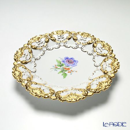 マイセン（Meissen） 040199／54m02／01 飾り皿（二つ花） 27cm Motiv No.1 アネモネ