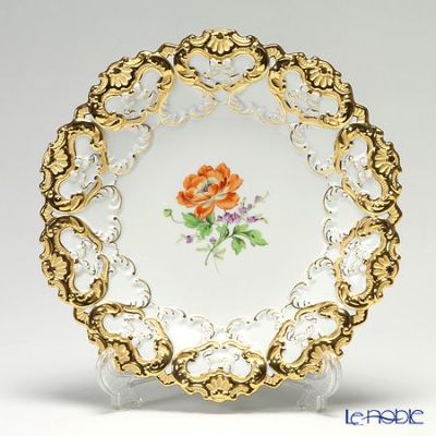 マイセン（Meissen） 040199／54m02／20 飾り皿（二つ花） 27cm Motiv