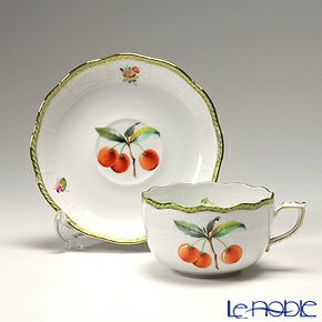 ヘレンド フルーツエスキース EDF-1（チェリー） 00724-0-00／724 ティーカップ＆ソーサー 200ml