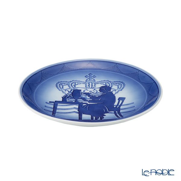 ロイヤルコペンハーゲン（Royal Copenhagen） メモリアルプレート 250周年記念プレート 18cm 1074930