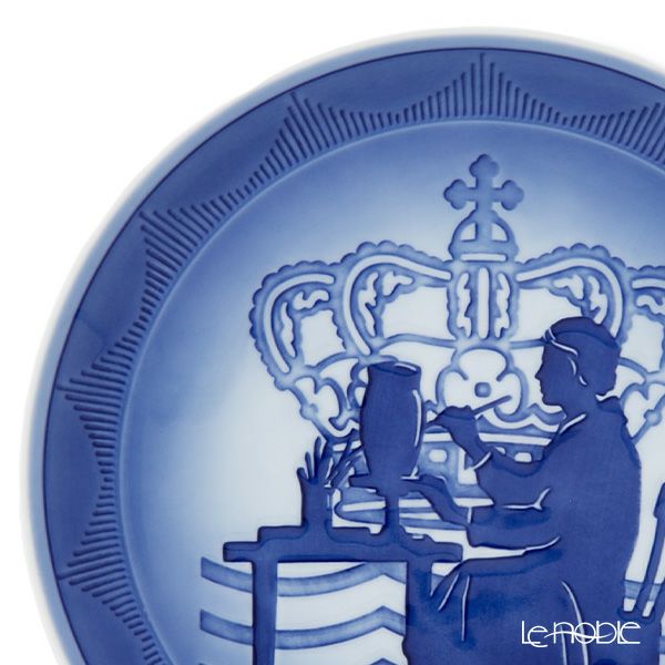 ロイヤルコペンハーゲン（Royal Copenhagen） メモリアルプレート 250周年記念プレート 18cm 1074930