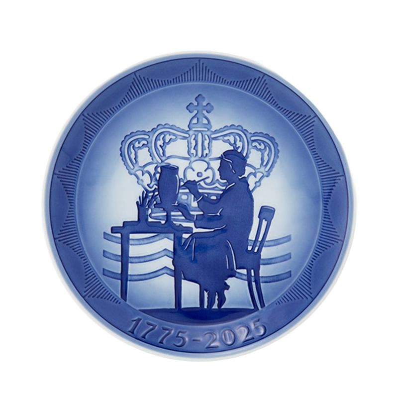 ロイヤルコペンハーゲン（Royal Copenhagen） メモリアルプレート 250周年記念プレート 18cm 1074930