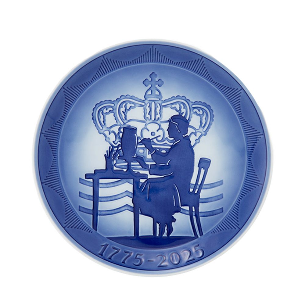 ロイヤルコペンハーゲン（Royal Copenhagen） メモリアルプレート 250周年記念プレート 18cm 1074930