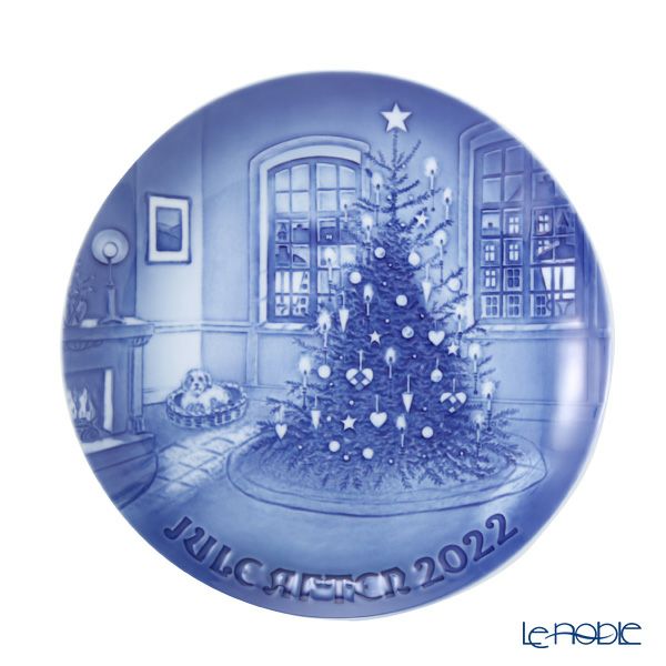 ビングオーグレンダール（Bing＆Grondahl） イヤープレート／クリスマスプレート 2022年／令和4年 「CHRISTMAS NIGHT」18cm 1902222／1062301