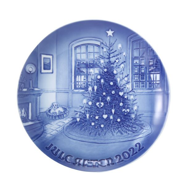 ビングオーグレンダール（Bing＆Grondahl） イヤープレート／クリスマスプレート 2022年／令和4年 「CHRISTMAS NIGHT」18cm 1902222／1062301