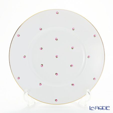 アウガルテン（AUGARTEN） スキャタードローズ（5009） プレート 25cm（001シューベルトシェイプ）