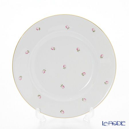 アウガルテン（AUGARTEN） スキャタードローズ（5009） プレート 20cm（001シューベルトシェイプ）