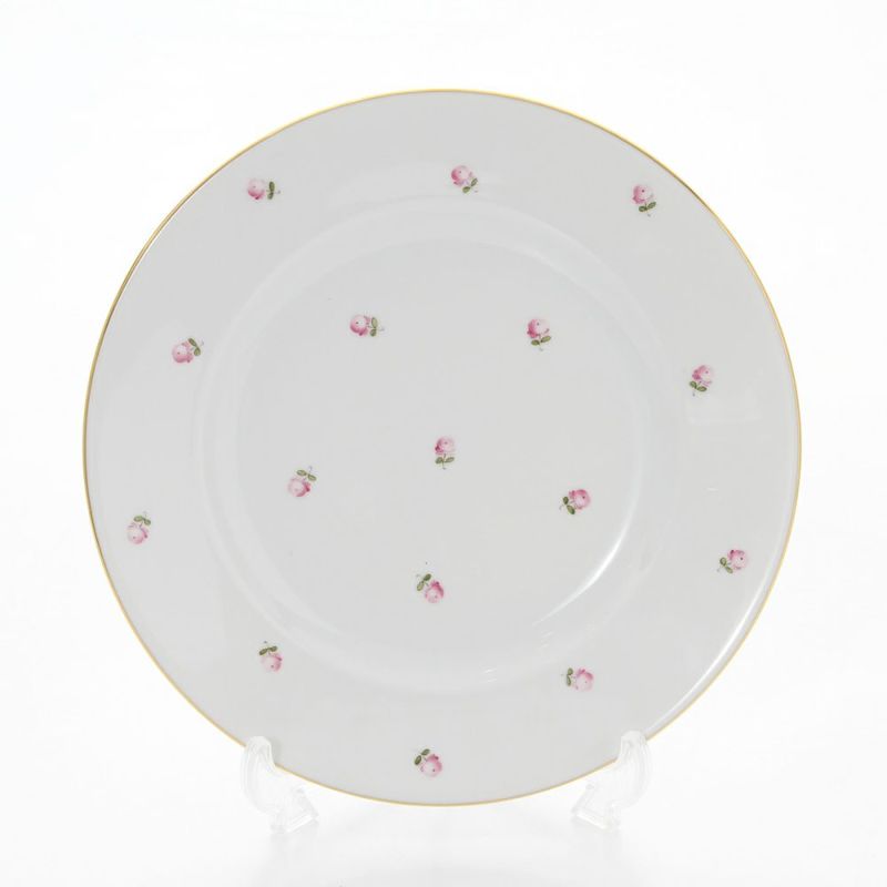 アウガルテン（AUGARTEN） スキャタードローズ（5009） プレート 20cm（001シューベルトシェイプ）