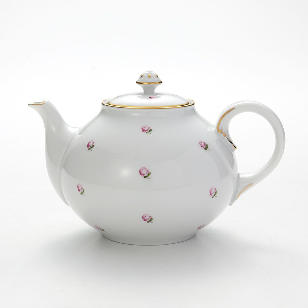 アウガルテン（AUGARTEN） スキャタードローズ（5009） ティーポット（S） 600ml （001シューベルトシェイプ）