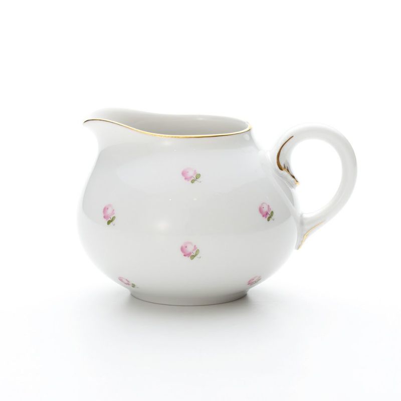 アウガルテン（AUGARTEN） スキャタードローズ（5009） クリーマー（紅茶用） 250ml（001シューベルトシェイプ）