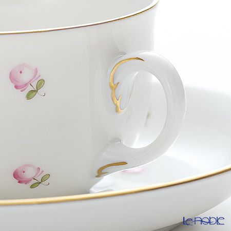 アウガルテン（AUGARTEN） スキャタードローズ（5009） モカカップ＆ソーサー 80ml （001シューベルトシェイプ）