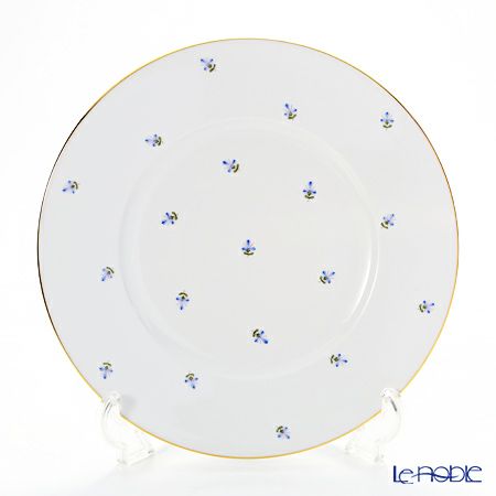 アウガルテン（AUGARTEN） スキャタードコーンフラワー（5010） プレート 25cm（001シューベルトシェイプ）