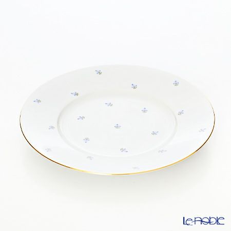 アウガルテン（AUGARTEN） スキャタードコーンフラワー（5010） プレート 25cm（001シューベルトシェイプ）