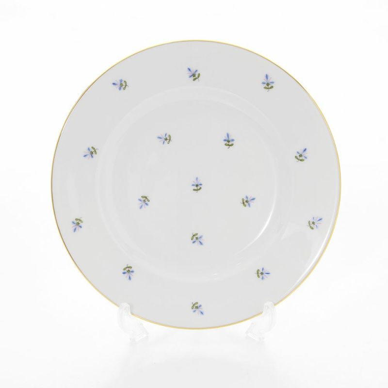 アウガルテン（AUGARTEN） スキャタードコーンフラワー（5010） プレート 20cm（001シューベルトシェイプ）