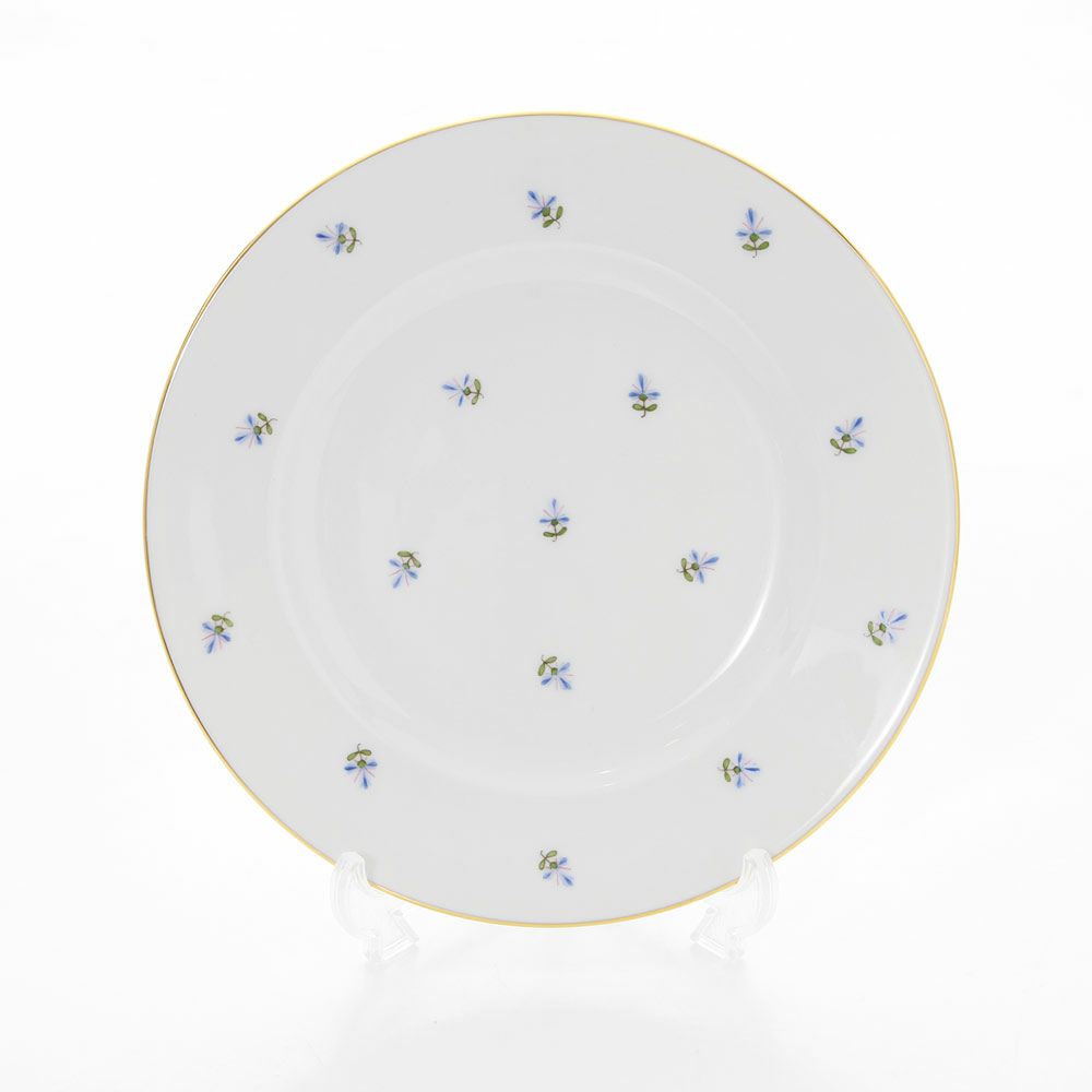 アウガルテン（AUGARTEN） スキャタードコーンフラワー（5010） プレート 20cm（001シューベルトシェイプ）