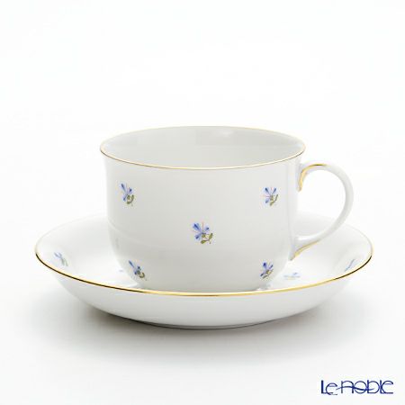 アウガルテン（AUGARTEN） スキャタードコーンフラワー（5010） コーヒーカップ＆ソーサー 200ml（001シューベルトシェイプ）