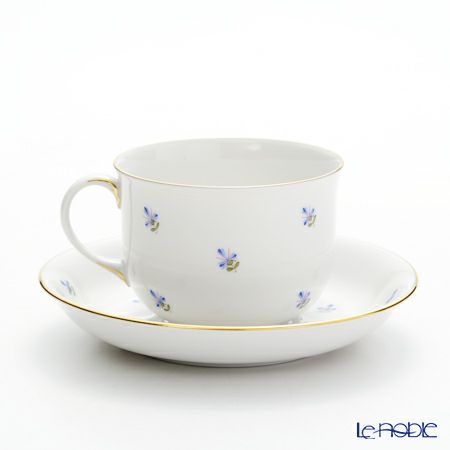 アウガルテン（AUGARTEN） スキャタードコーンフラワー（5010） コーヒーカップ＆ソーサー 200ml（001シューベルトシェイプ）