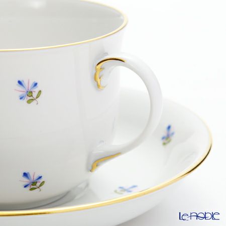 アウガルテン（AUGARTEN） スキャタードコーンフラワー（5010） コーヒーカップ＆ソーサー 200ml（001シューベルトシェイプ）