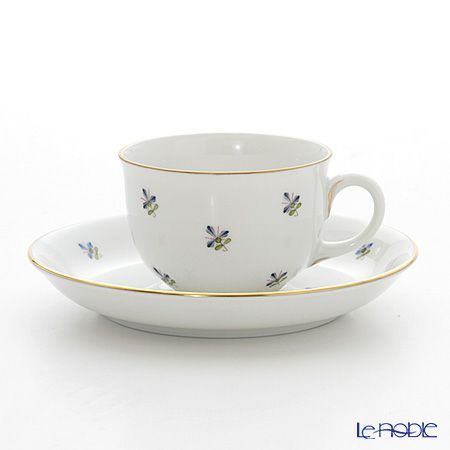 アウガルテン（AUGARTEN） スキャタードコーンフラワー（5010） モカカップ＆ソーサー 80ml（001シューベルトシェイプ）