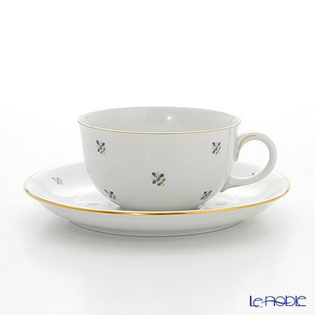 アウガルテン（AUGARTEN） スキャタードコーンフラワー（5010） ティーカップ＆ソーサー（S） 200ml（001シューベルトシェイプ）