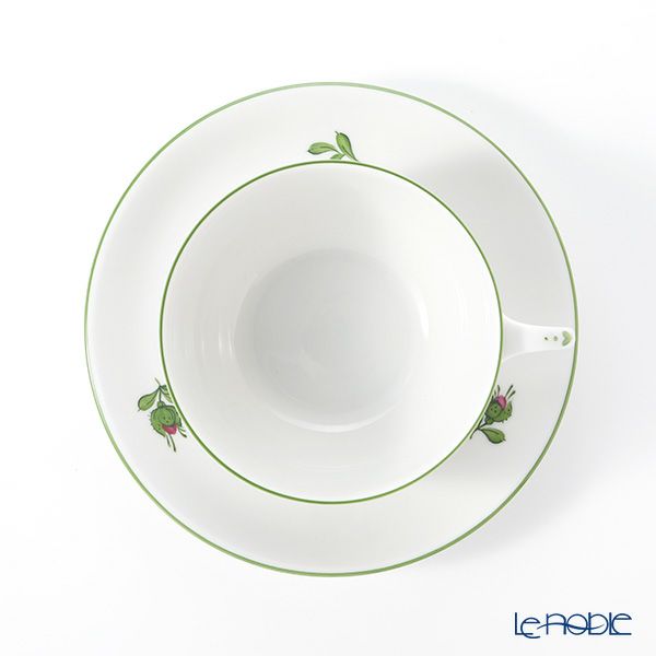 アウガルテン（AUGARTEN） ウィンナーローズ（5089） ティーカップ＆ソーサー（L） 0.25L（001）