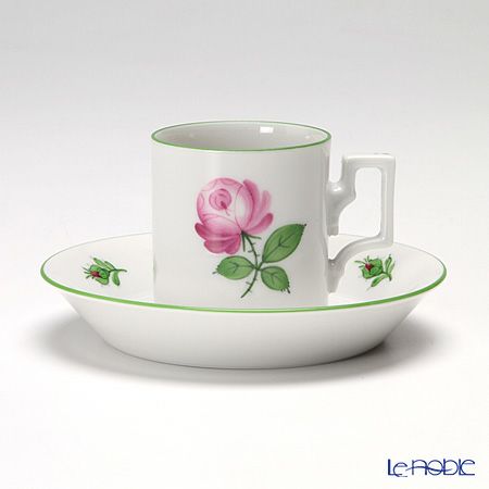 アウガルテン（AUGARTEN） ウィンナーローズ（5089） モカカップ＆ソーサー ハプスブルク（059）