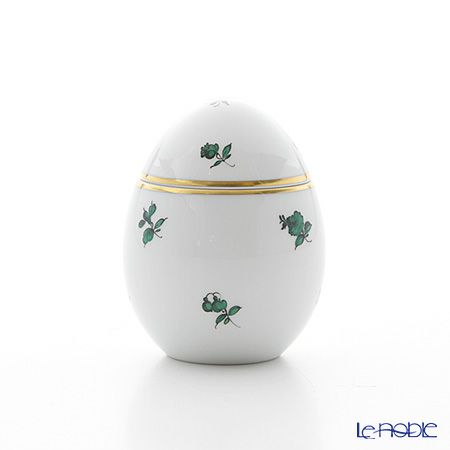 アウガルテン（AUGARTEN） グリーンスキャタードフラワー（5092） エッグボックススタンド 8cm（606）