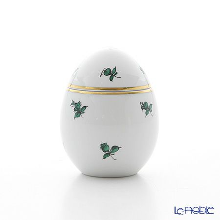 アウガルテン（AUGARTEN） グリーンスキャタードフラワー（5092） エッグボックススタンド 8cm（606）