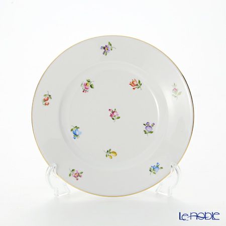 アウガルテン（AUGARTEN） スキャタードフラワー（5096） プレート 20cm（001シューベルトシェイプ）