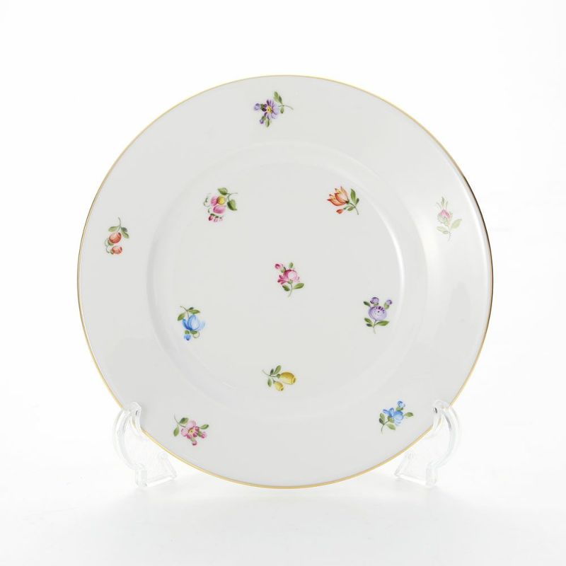 アウガルテン（AUGARTEN） スキャタードフラワー（5096） プレート 20cm（001シューベルトシェイプ）