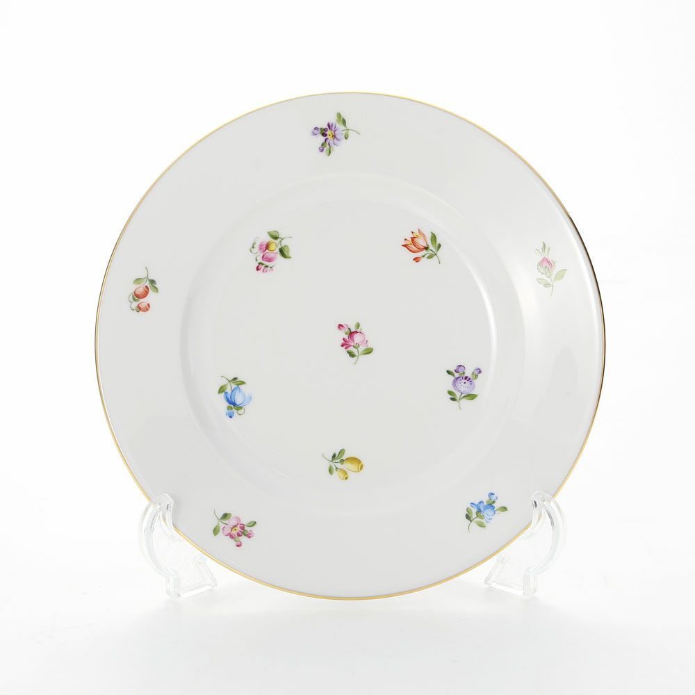 アウガルテン（AUGARTEN） スキャタードフラワー（5096） プレート 20cm（001シューベルトシェイプ）