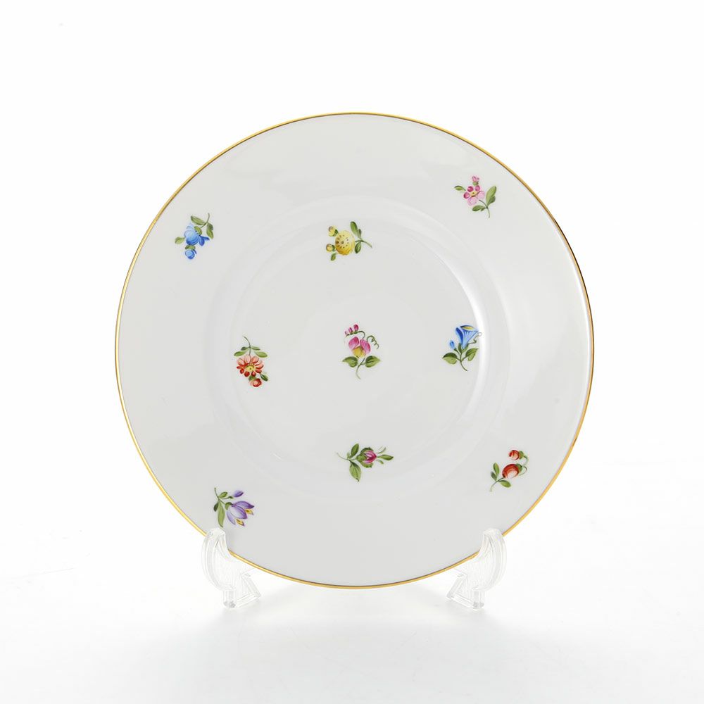 アウガルテン（AUGARTEN） スキャタードフラワー（5096） BBプレート 16cm（001シューベルトシェイプ）